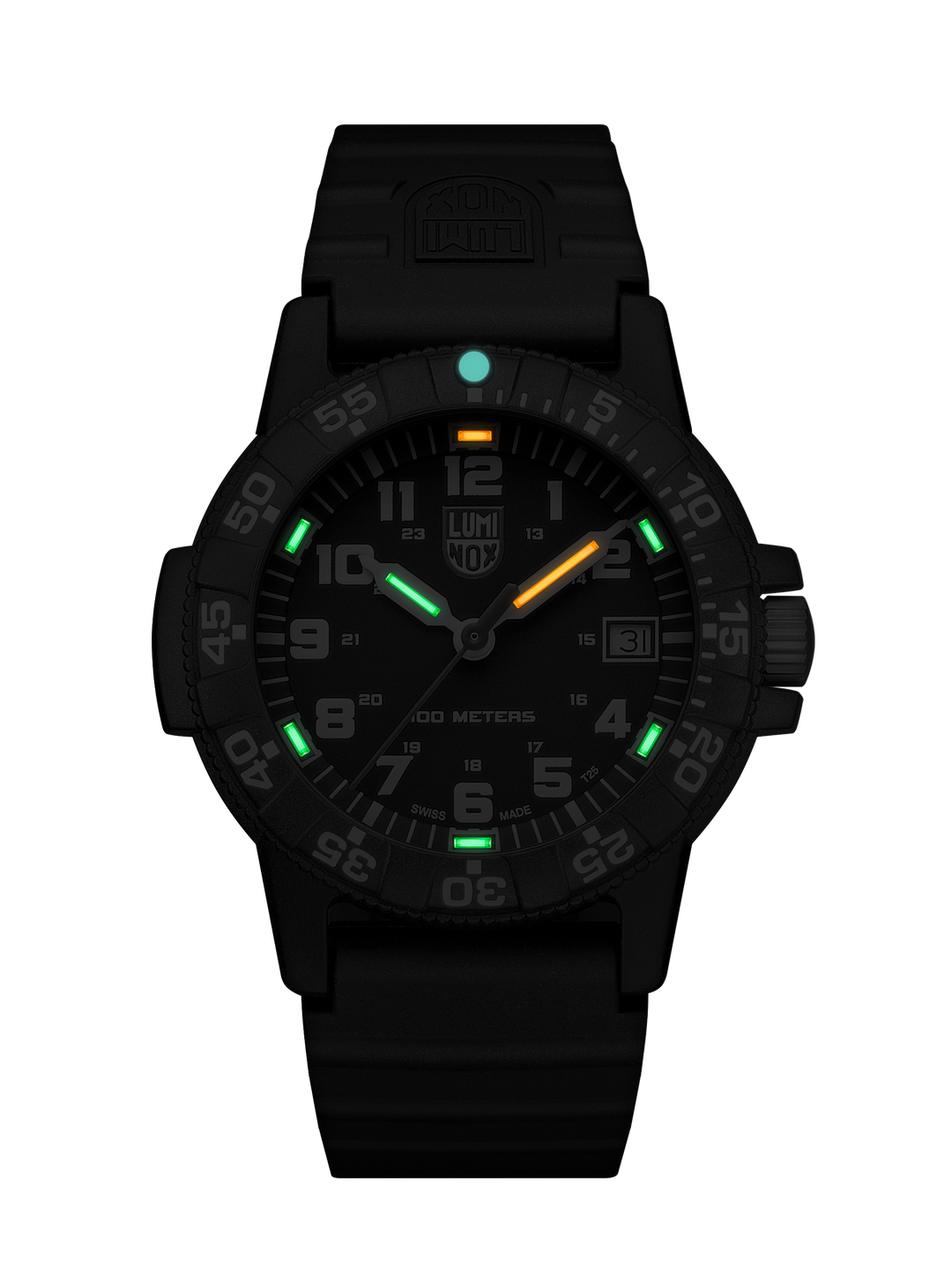 Leatherback Sea Turtle Sort / Sort / Hvit 39mm