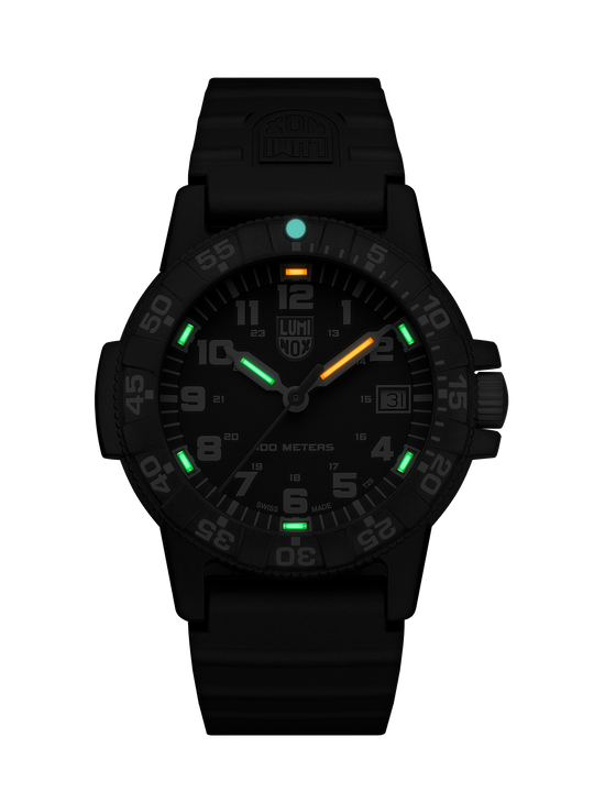 Leatherback Sea Turtle Sort / Sort / Hvit 39mm