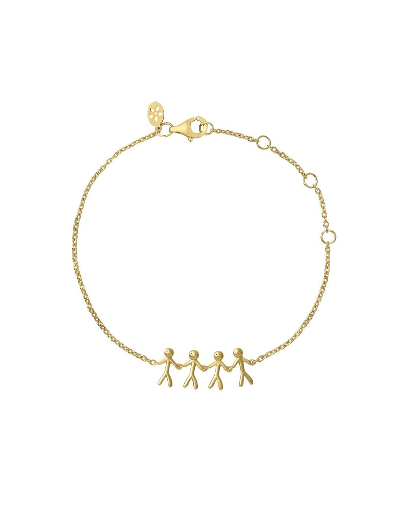 Together Family 4 Bracelet Gold