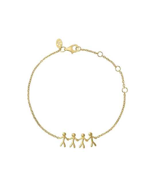 Together Family 4 Bracelet Gold