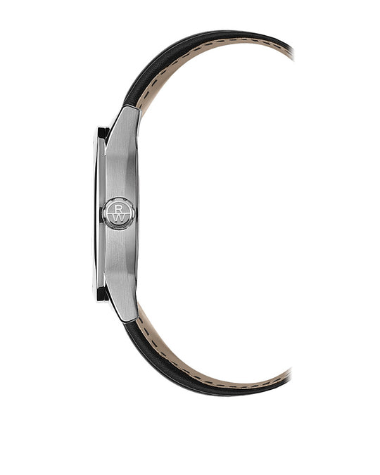 Freelancer Mens Automatic Open Heart Skinn / Sort 42mm