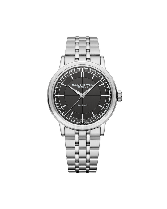 Millesime Mens Automatic Stål / Sort Ø39,5