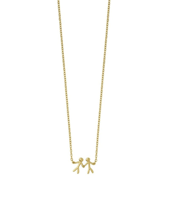 Together My Love Necklace Gold