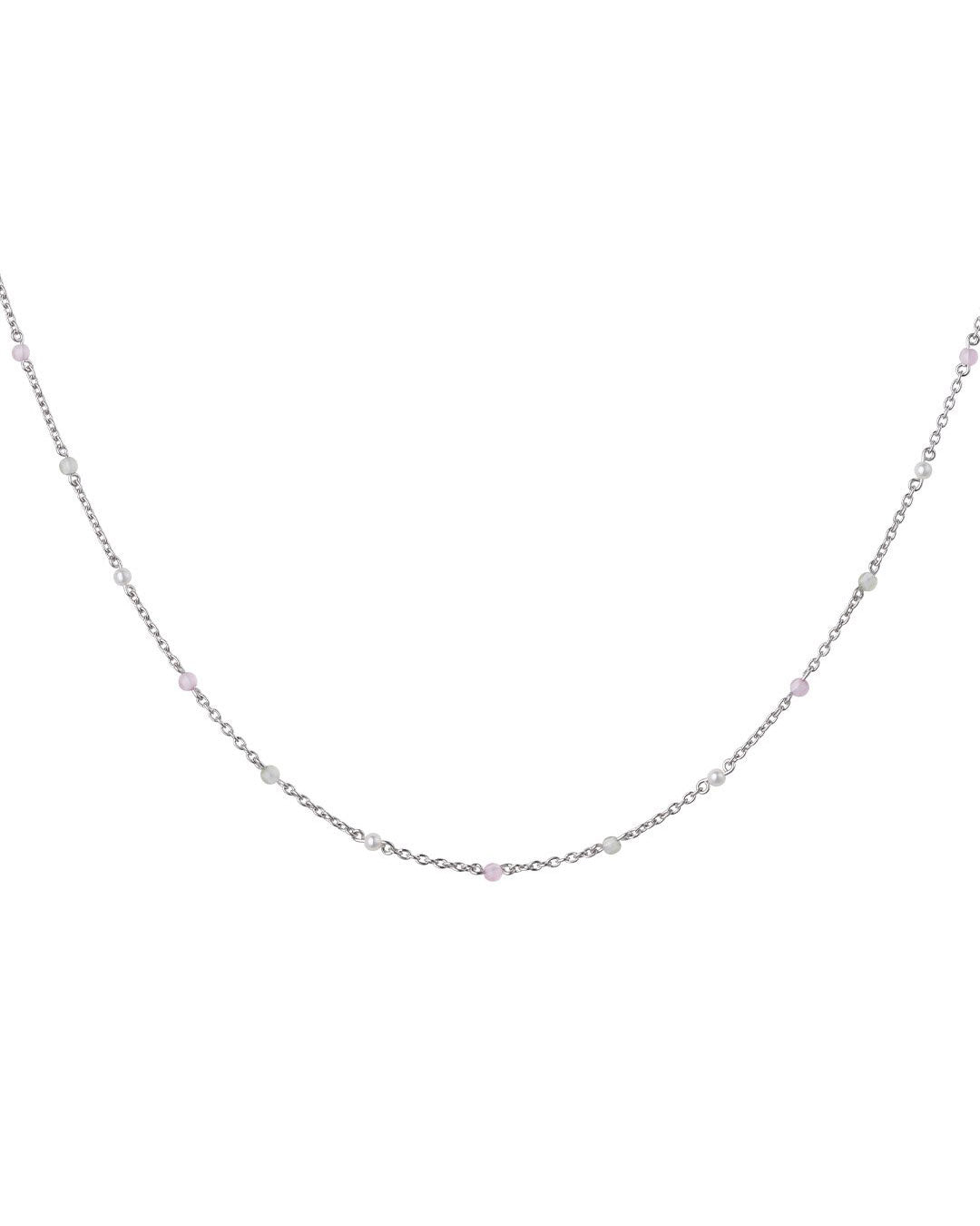 Scarlett Necklace Pastels Silver