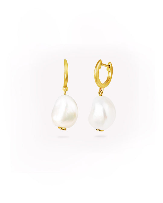 Aura Grande Hoop Gold