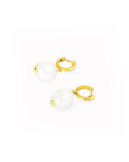 Aura Grande Hoop Gold
