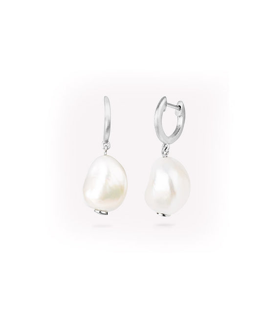 Aura Grande Hoop Silver