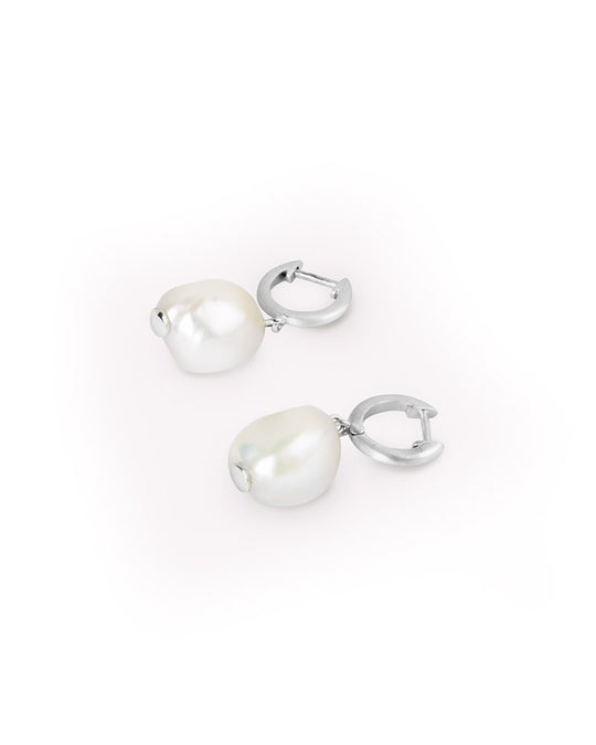 Aura Grande Hoop Silver