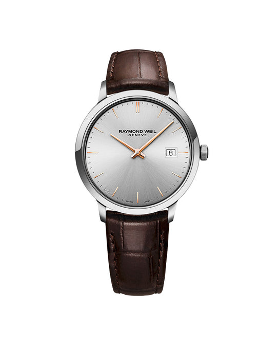 Toccata Mens Skinn / Sølv 39mm