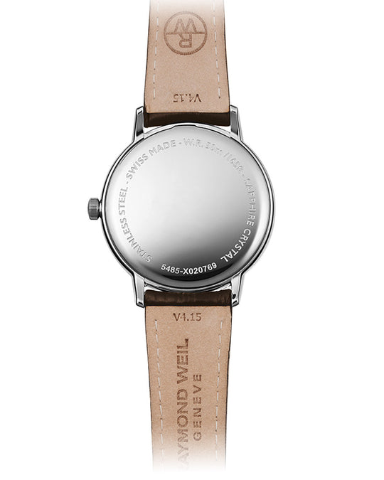 Toccata Mens Skinn / Sølv 39mm