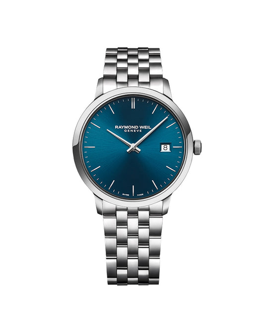 Toccata Mens Stål / Blå 39mm