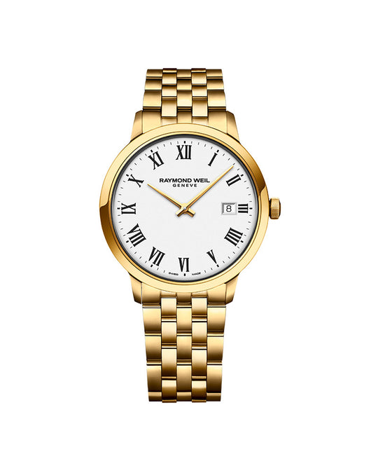 RW Toccata Gent Quartz, PVD. White dial, bracelet, 39mm, 50m