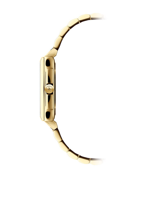 Toccata Ladies Rectangular Gullfarget stål / Hvit