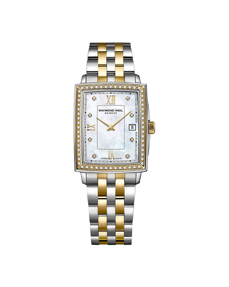 Toccata Ladies Rectangular 68 Diamond Two-tone / Perlemor