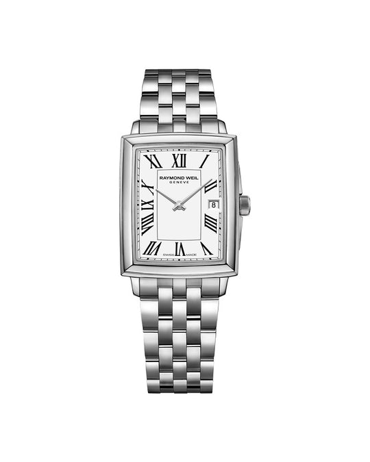 Toccata Ladies Rectangular Stål /Hvit