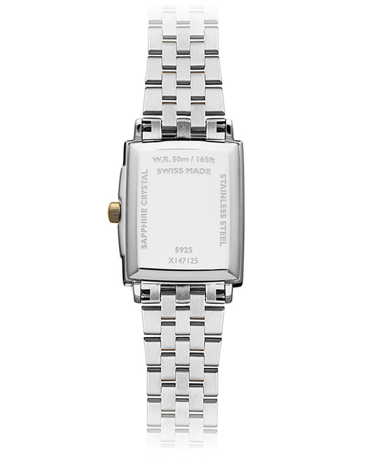 Toccata Ladies Rectangular Diamond Two-tone / Perlemor