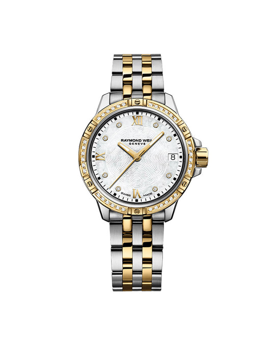 Tango Ladies Diamonds Two-tone / Perlemor 30mm