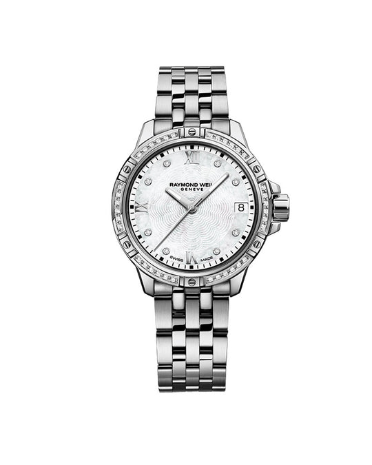 Tango Ladies Diamonds Stål / Perlemor 30mm