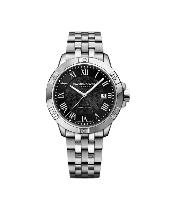 Tango Mens Stål / Sort 41mm