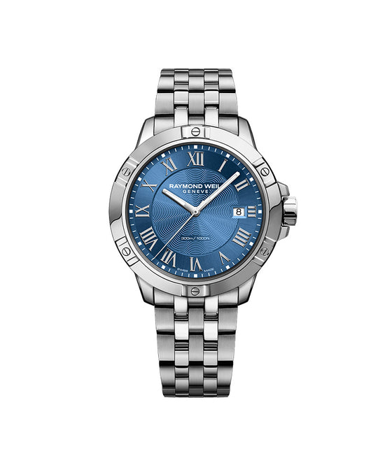 Tango Mens Stål / Blå 41mm