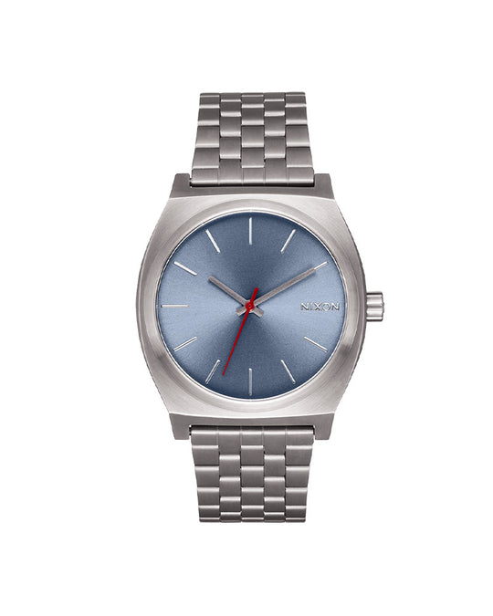 Time Teller Light Gunmetal / Dusty Blue 37mm