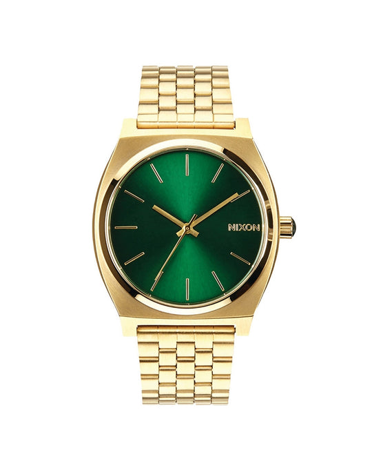 Time Teller Gold / Green Sunray 37mm