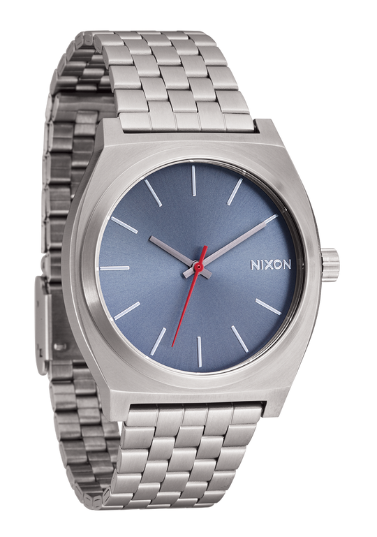 Time Teller Light Gunmetal / Dusty Blue 37mm