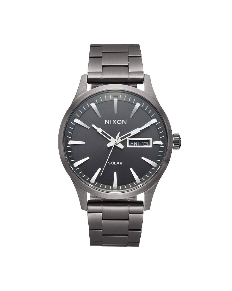 Sentry Solar Stainless Steel Gunmetal 40mm