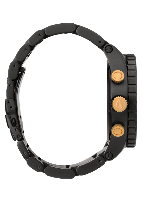 51-30 Chrono Matte Black / Gold 51 mm