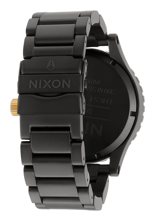 51-30 Chrono Matte Black / Gold 51 mm