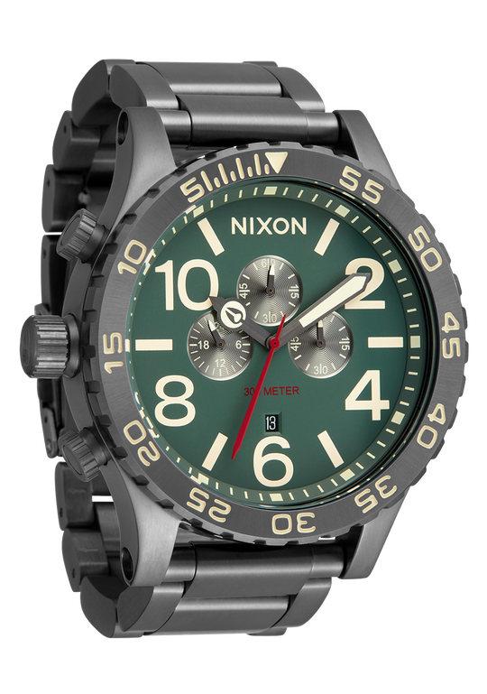 51-30 Chrono Light Gunmetal / Forest
