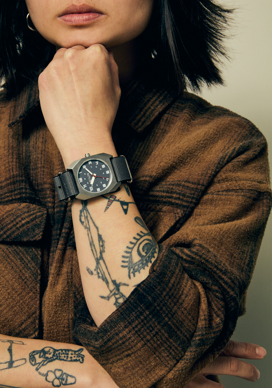 Scout Nato Silver / Charcoal 35 mm