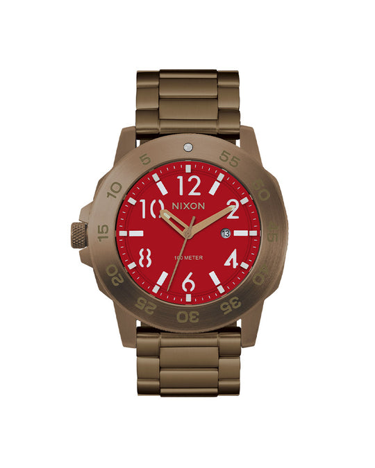 Smyth 44 Bronze / Rød 44mm