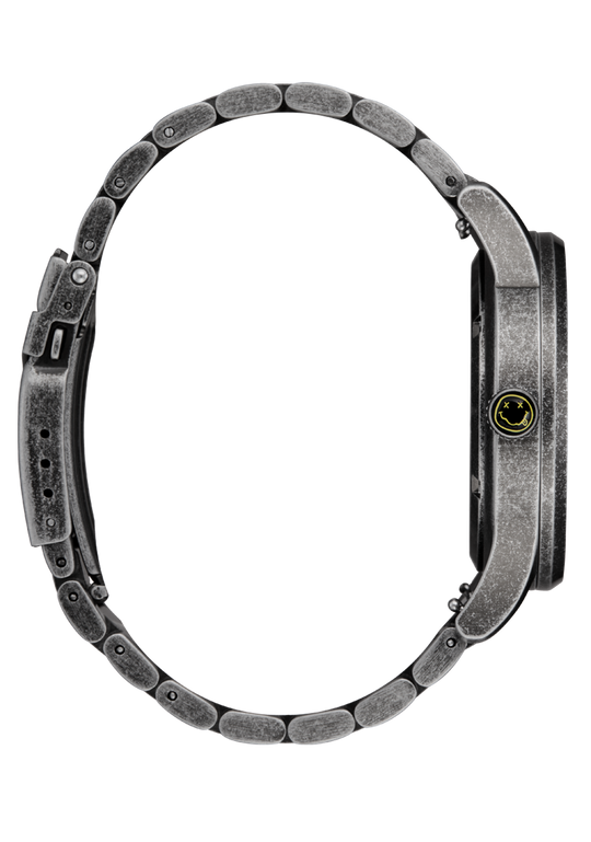 Nirvana Sentry Wobble Gul Nirvana Smiley Stål / Gul 42mm