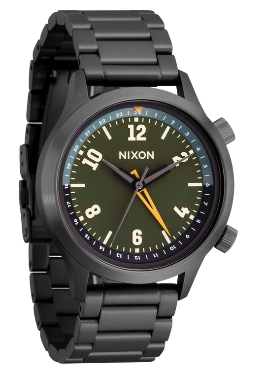 Drifter 40 Gunmetal / Kobu Green 40 mm