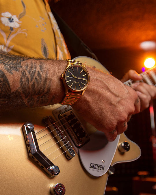 Sentry SS Gold / Indigo 42mm