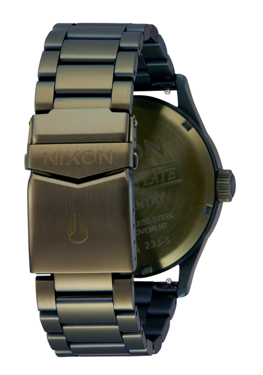 Sentry Stål Olivengrønn / Sort 42mm