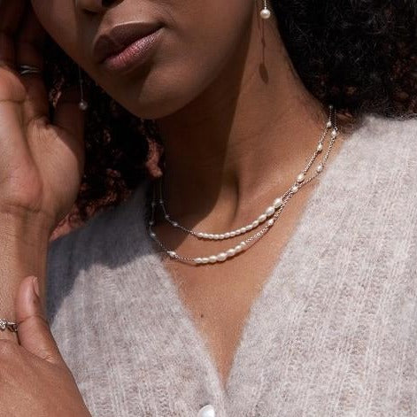 Aura Necklace Silver