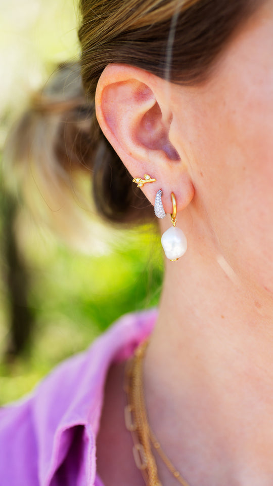 Aura Grande Hoop Gold