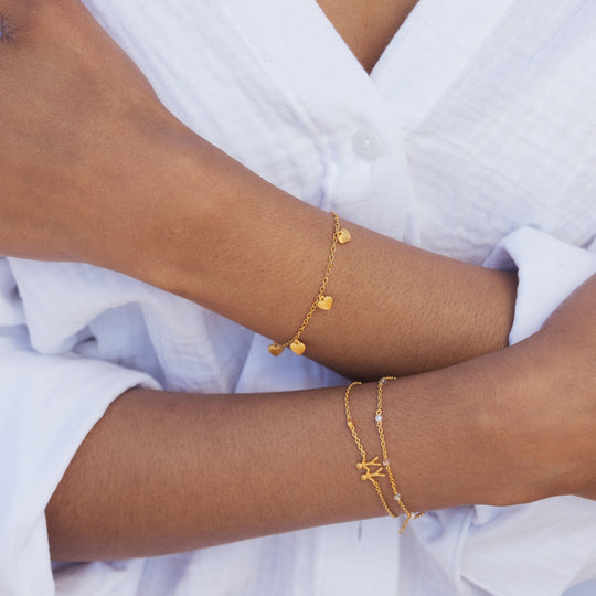 Together My Love Bracelet Gold