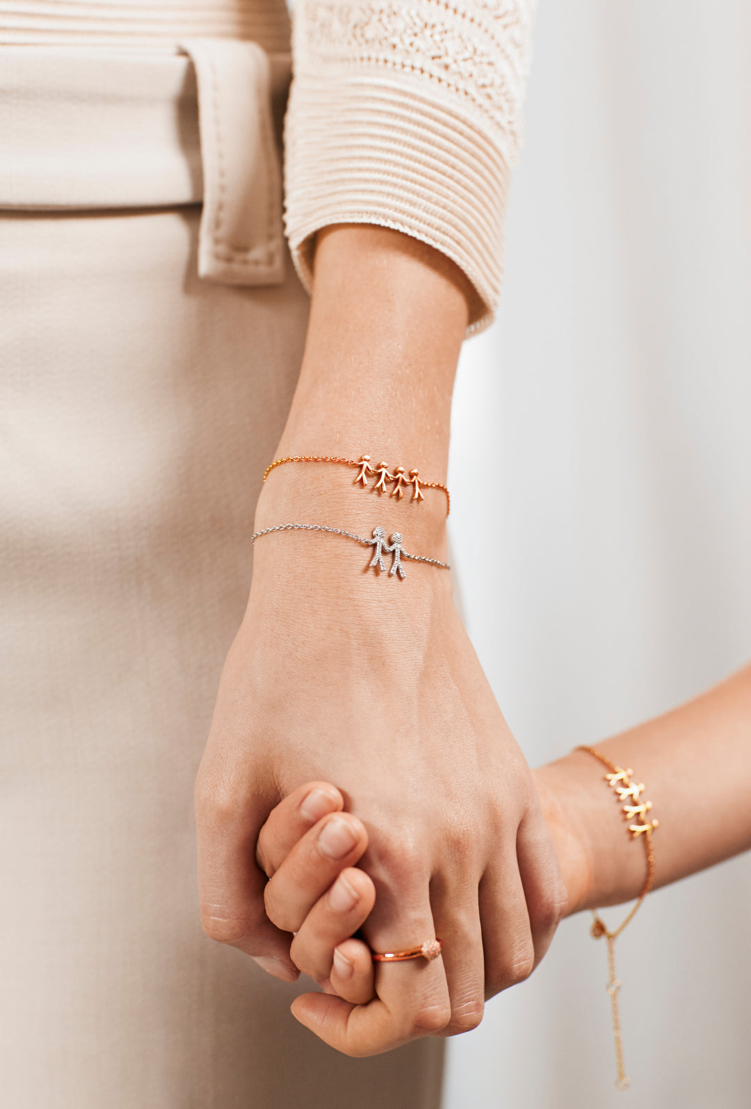 Together Family 4 Bracelet Gold