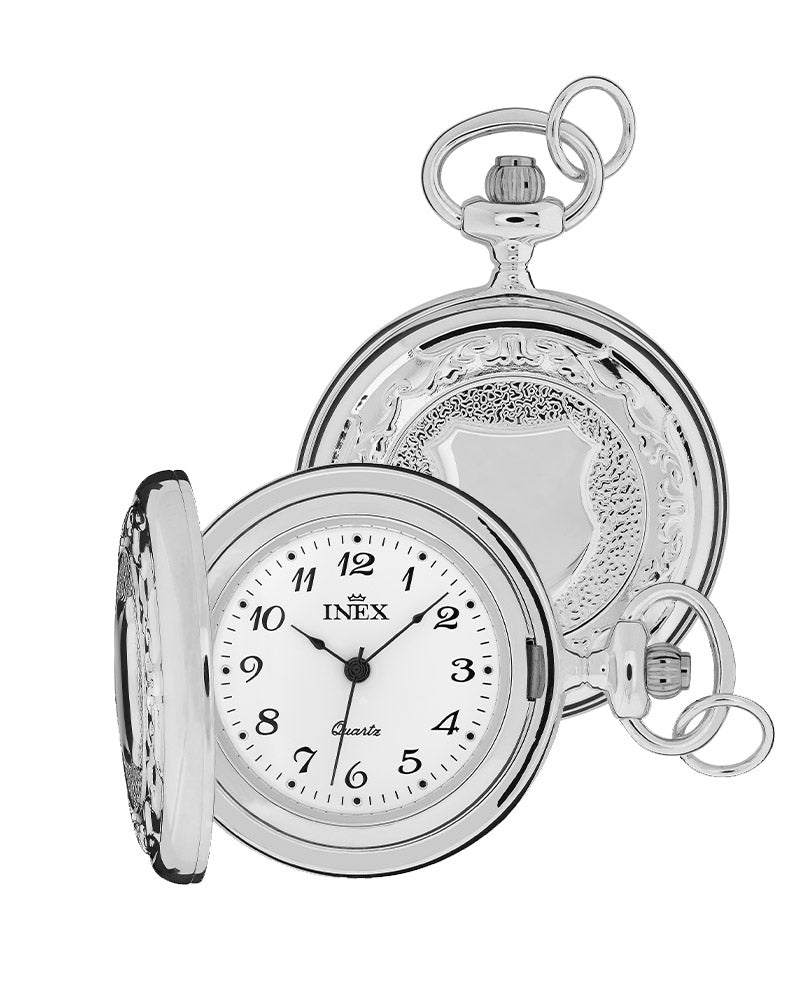 Inex Lommeur Sølvplett / Hvit 32mm
