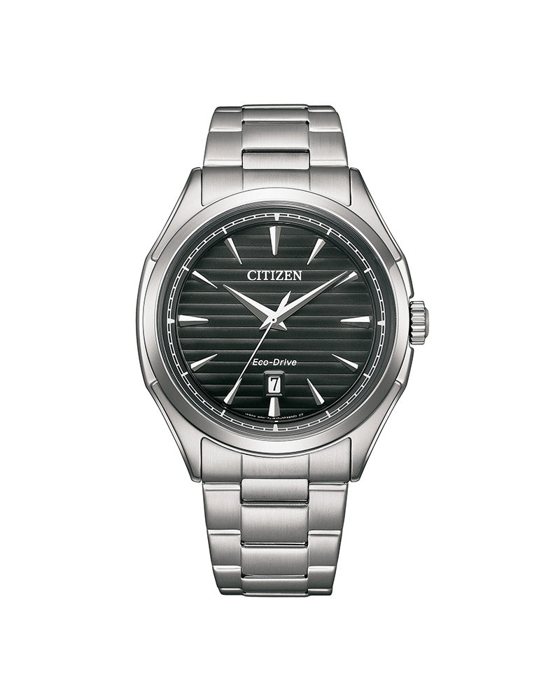 Classic Eco-Drive Stål / Sort 41mm
