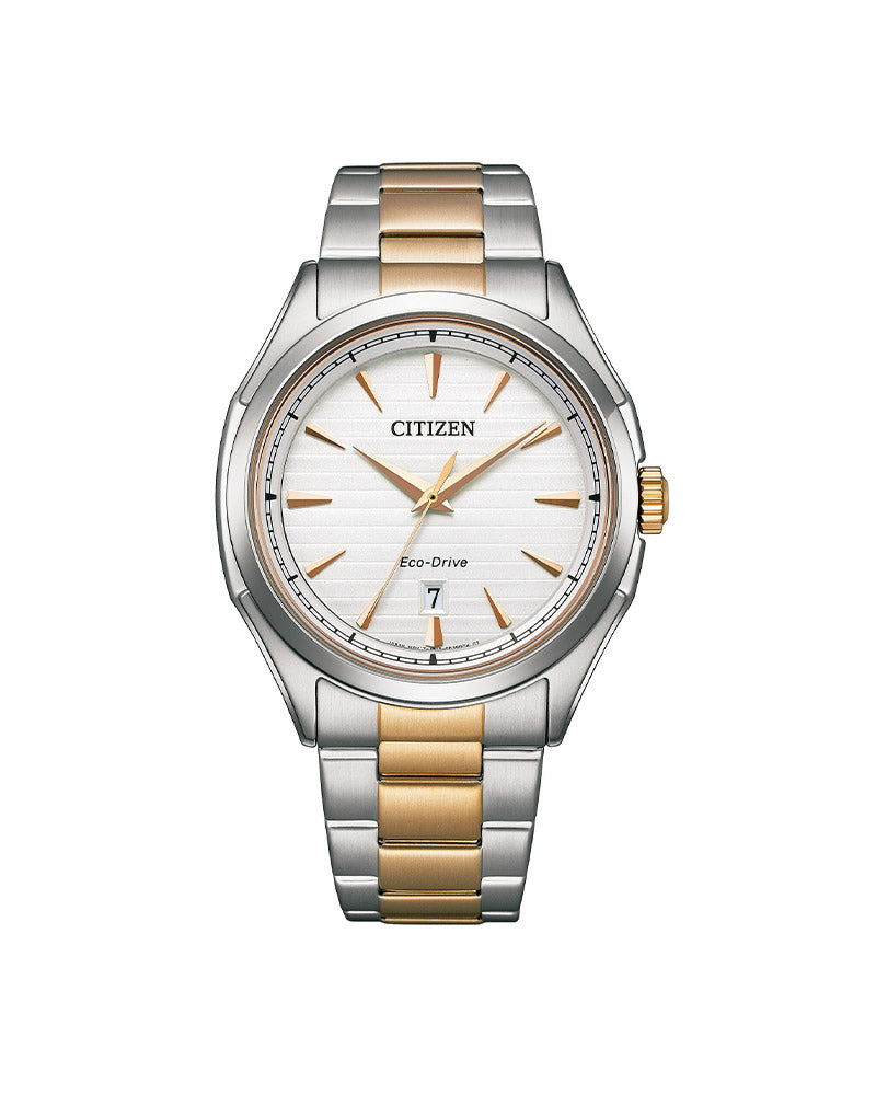 Classic Eco-Drive Tofarget Stål / Sølv 41mm