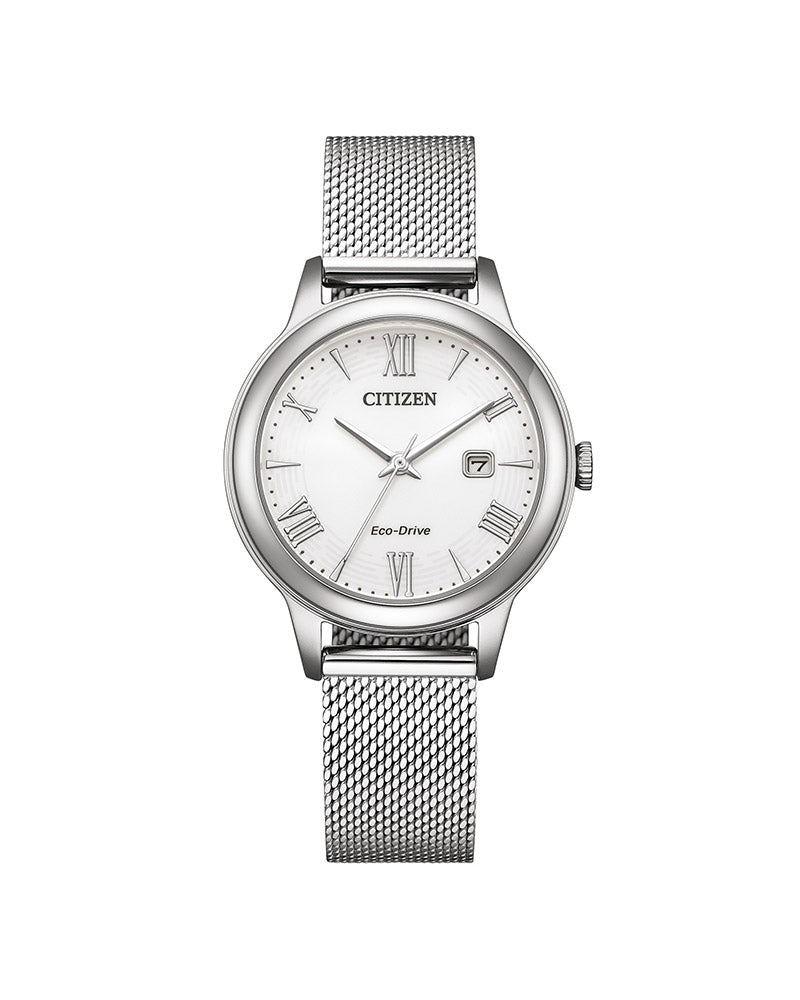 Eco-Drive Lady Stål / Hvit Perlemor 31,5mm