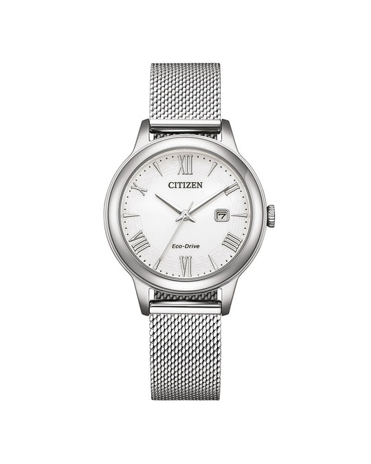 Eco-Drive Lady Stål / Hvit Perlemor 31,5mm