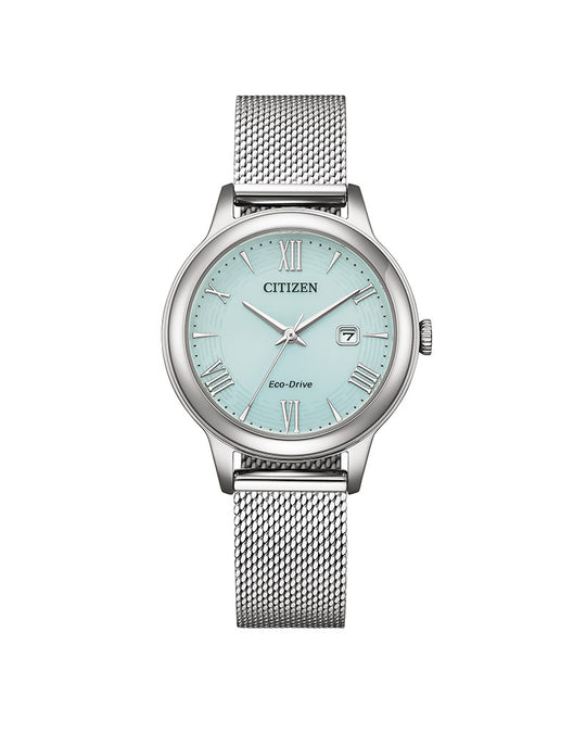 Eco-Drive Lady Stål / Lys Blå Perlemor 31,5mm