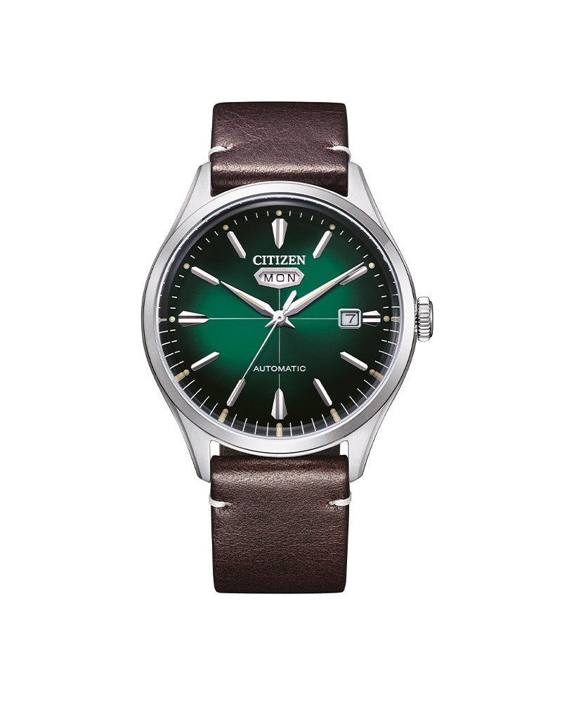 Aviator Automatic Stål / Brun 40mm