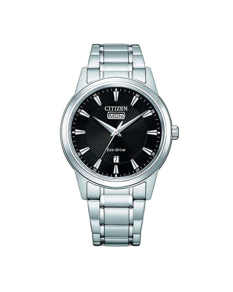 Eco-Drive Stål / Sort 40mm