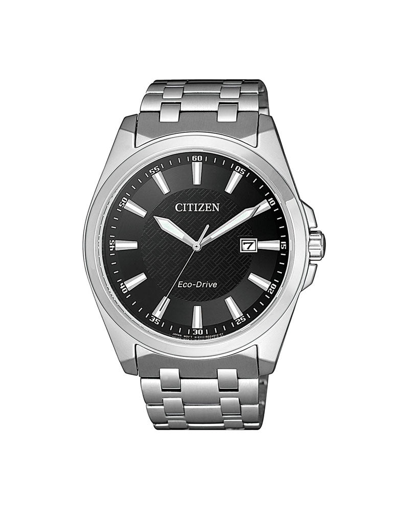 Eco-Drive Stål / Sort 41mm